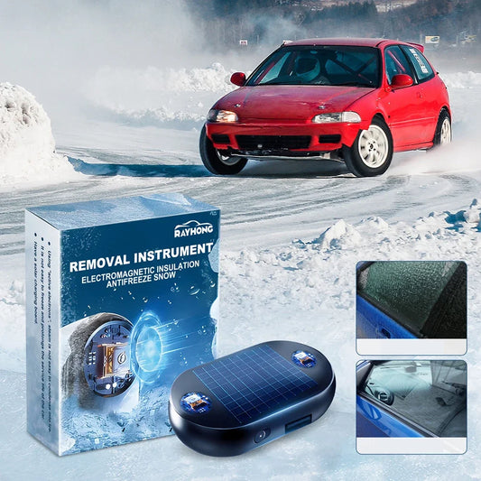 Electromagnetic Wave Snow Removal & Anti-Freezing Device for Cars