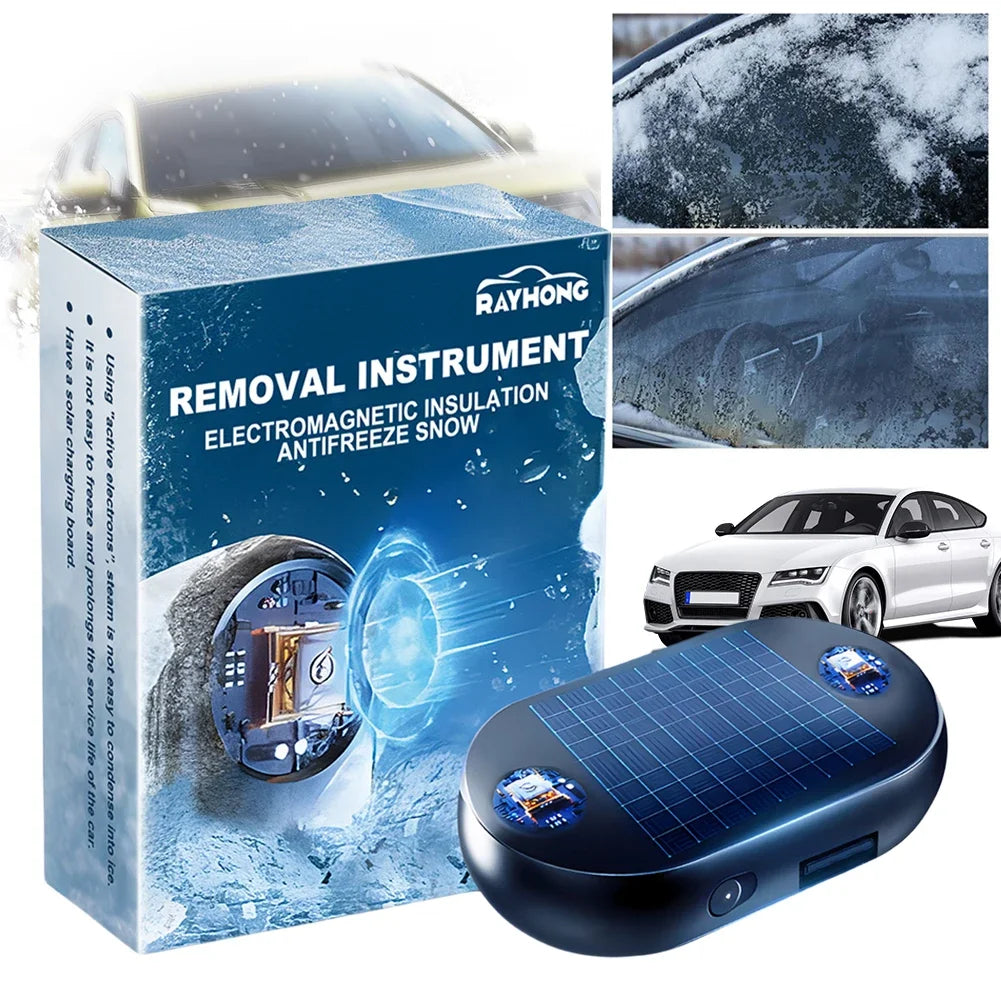 Electromagnetic Wave Snow Removal & Anti-Freezing Device for Cars