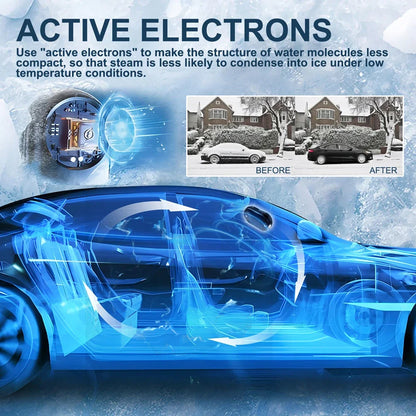 Electromagnetic Wave Snow Removal & Anti-Freezing Device for Cars