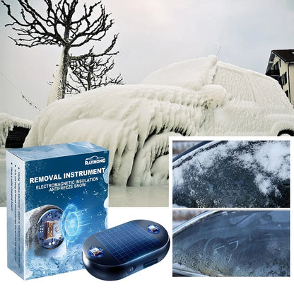 Electromagnetic Wave Snow Removal & Anti-Freezing Device for Cars